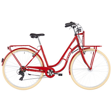 Bicicleta holandesa ORTLER DETROIT EQ CARGO 6V WAVE Acero Rojo 2020 0